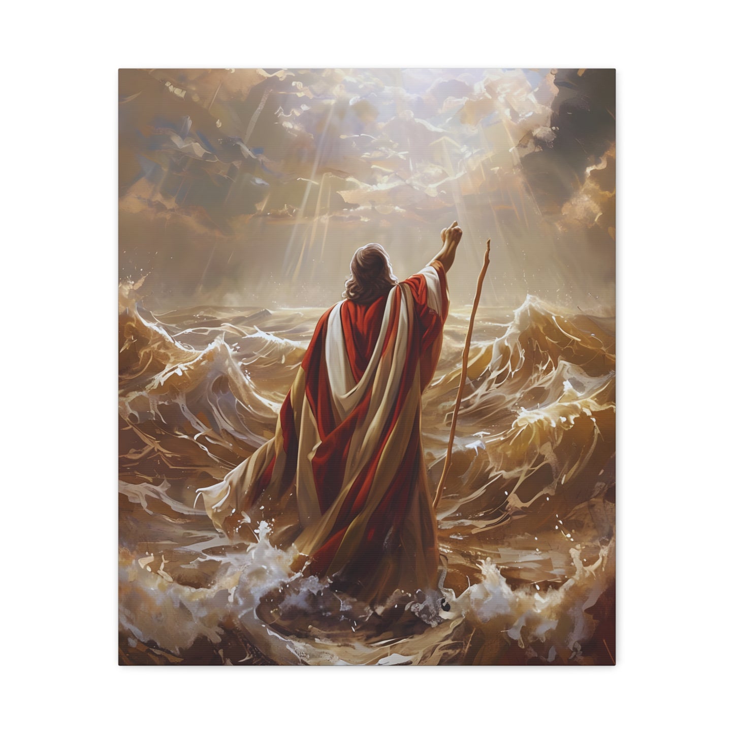 Christian  Art, Inspirational Religious Decor for Living Room, Office, Believers Gift, Spiritual Wall Decoration, Matte