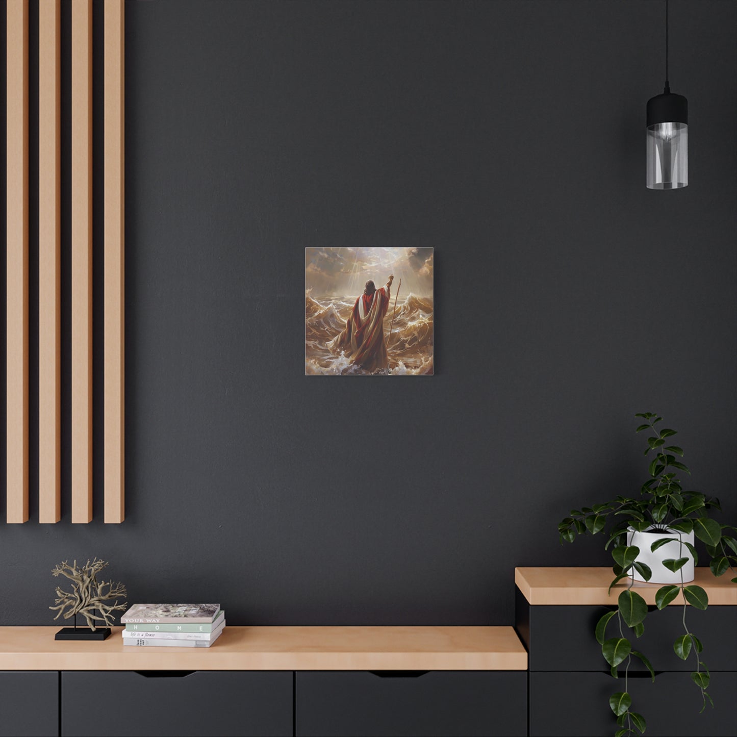 Christian  Art, Inspirational Religious Decor for Living Room, Office, Believers Gift, Spiritual Wall Decoration, Matte
