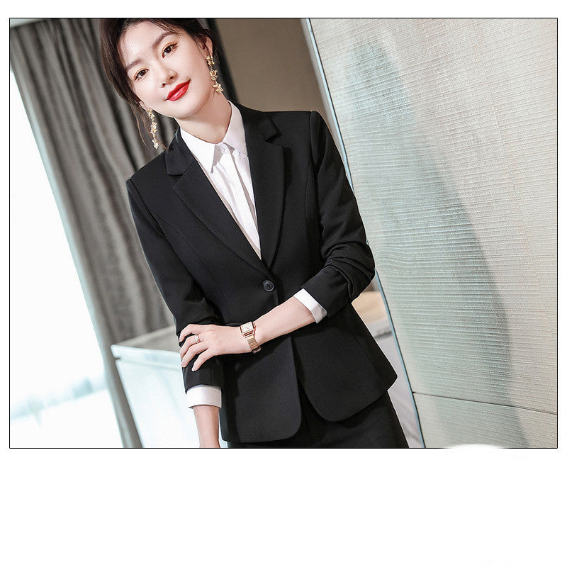 Interview Casual Professional Wear Women's Small Suit Suit Overalls