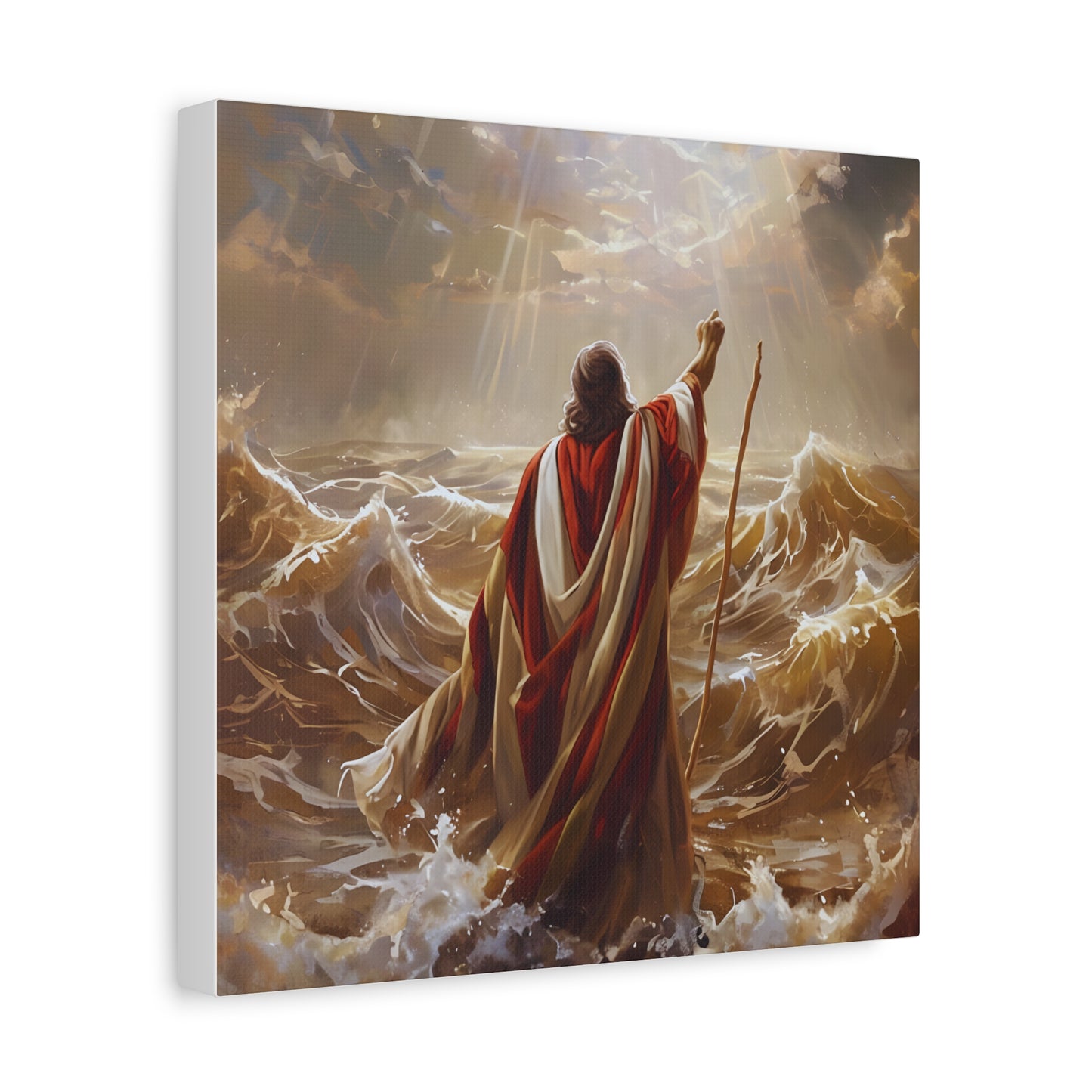 Christian  Art, Inspirational Religious Decor for Living Room, Office, Believers Gift, Spiritual Wall Decoration, Matte