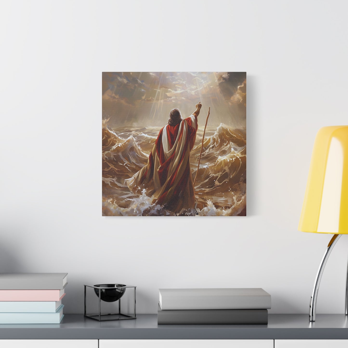 Christian  Art, Inspirational Religious Decor for Living Room, Office, Believers Gift, Spiritual Wall Decoration, Matte