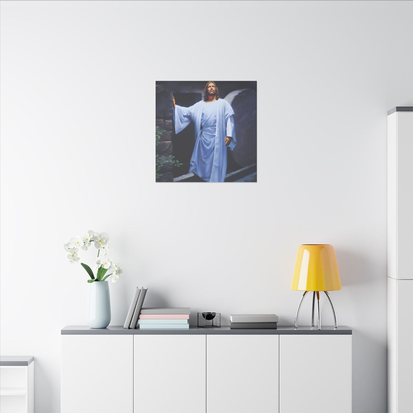 Canvas Art, Religious Home Decor, Christian Gift for Easter, Inspirational Wall Print, Spiritual Matte