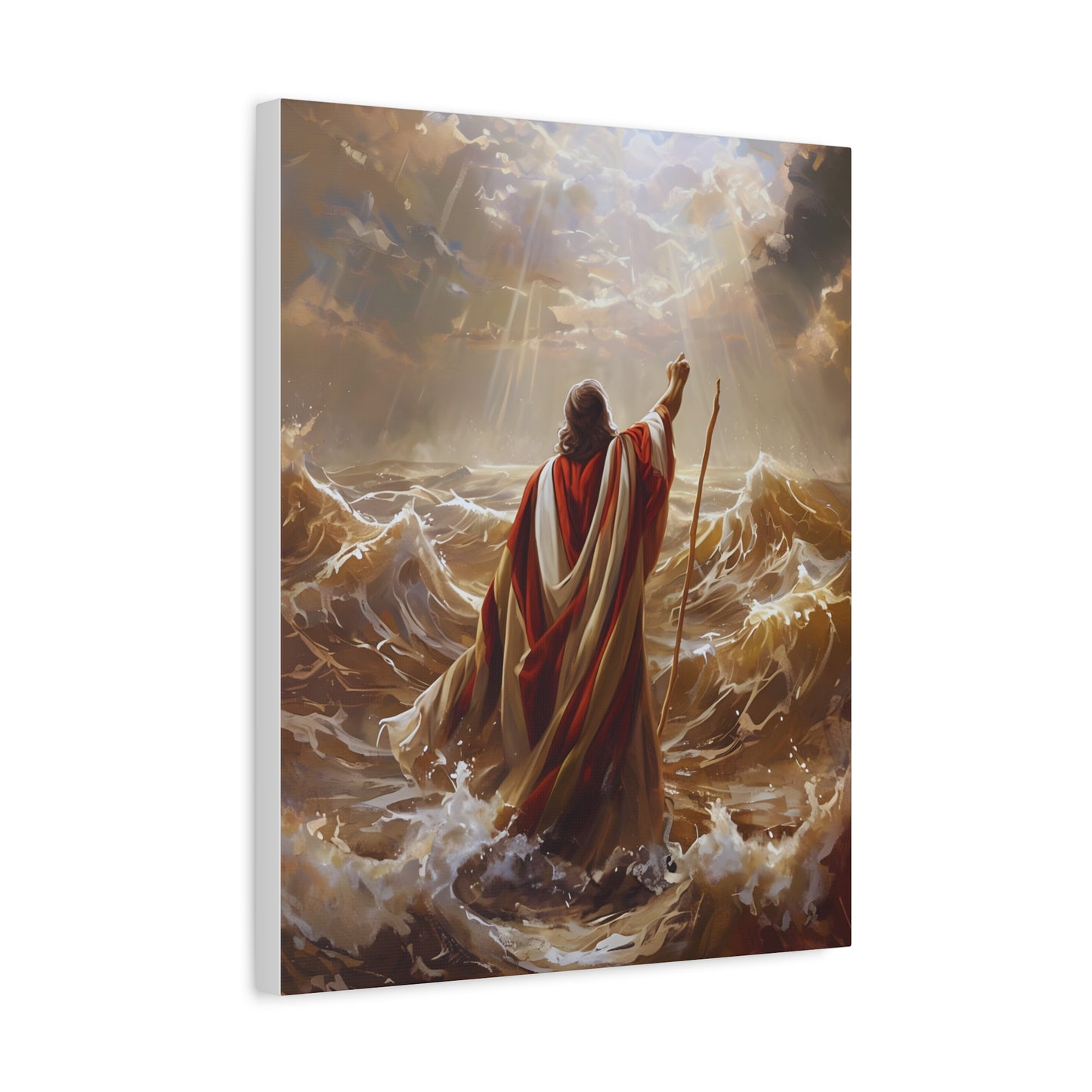 Christian  Art, Inspirational Religious Decor for Living Room, Office, Believers Gift, Spiritual Wall Decoration, Matte