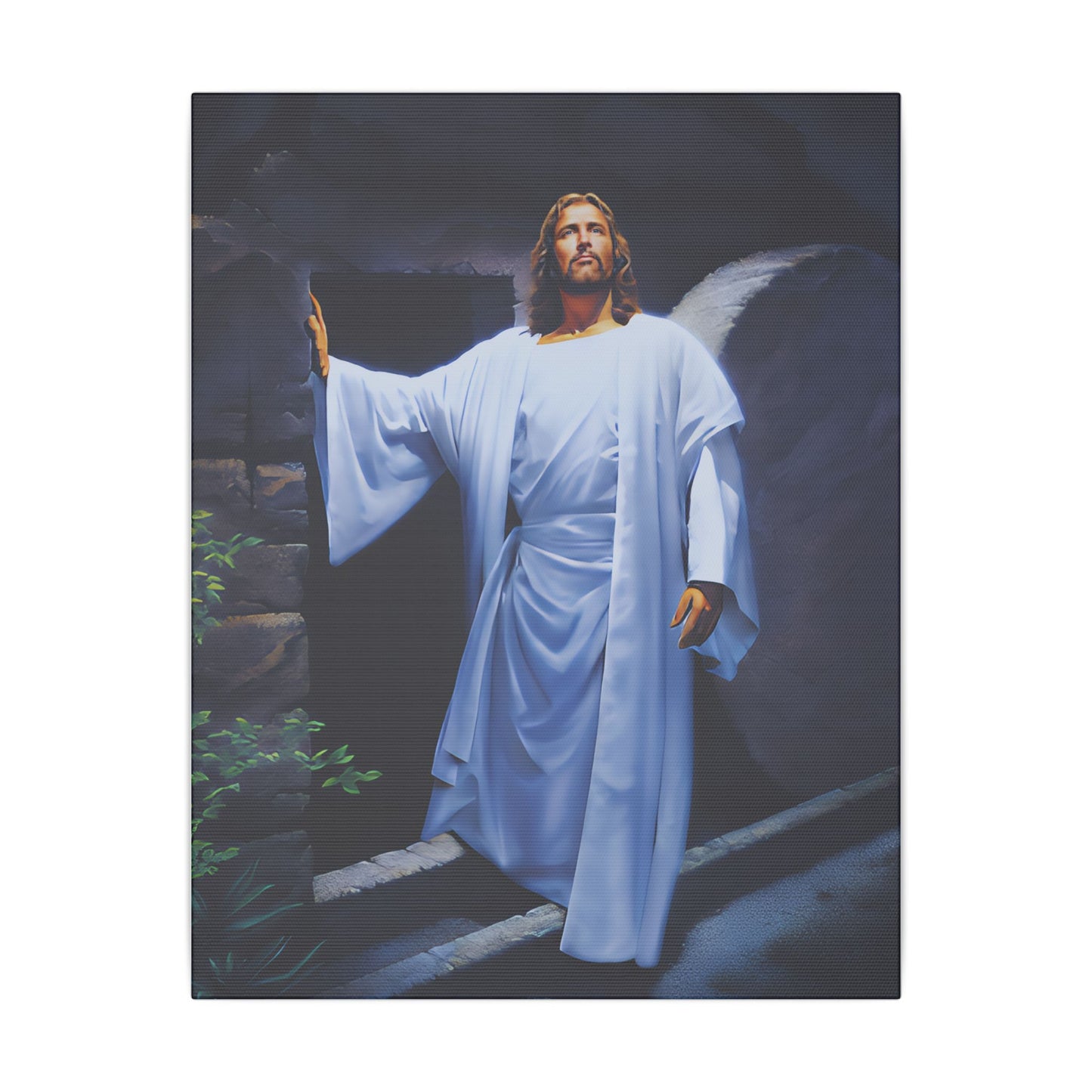 Canvas Art, Religious Home Decor, Christian Gift for Easter, Inspirational Wall Print, Spiritual Matte