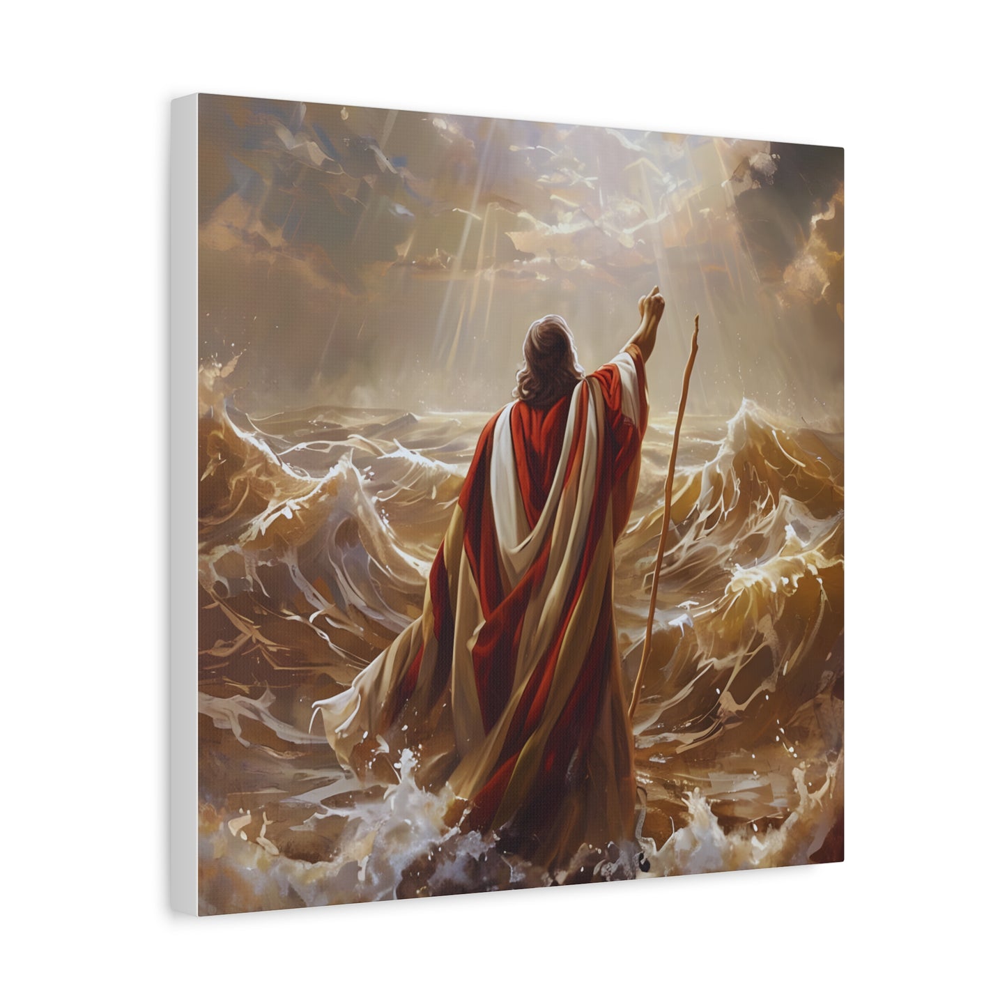 Christian  Art, Inspirational Religious Decor for Living Room, Office, Believers Gift, Spiritual Wall Decoration, Matte