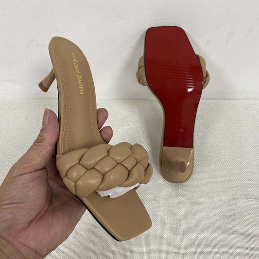 Simple And Comfortable Women'S One-Line Sandals
