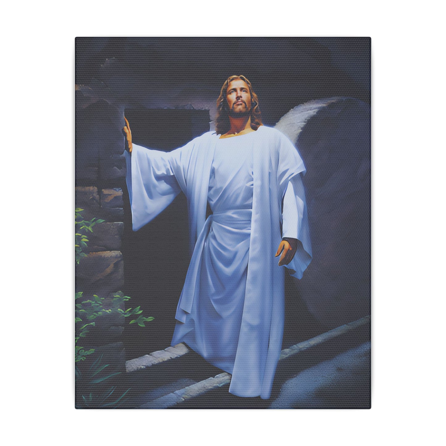 Canvas Art, Religious Home Decor, Christian Gift for Easter, Inspirational Wall Print, Spiritual Matte