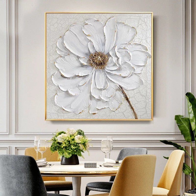 Spray Print Oil Painting Flower Spray Art Wall Canvas Core