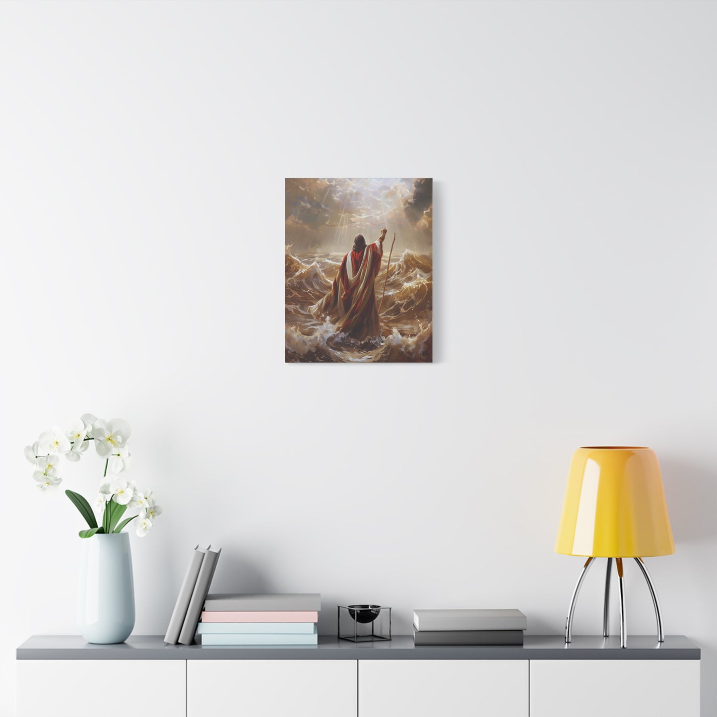 Christian  Art, Inspirational Religious Decor for Living Room, Office, Believers Gift, Spiritual Wall Decoration, Matte