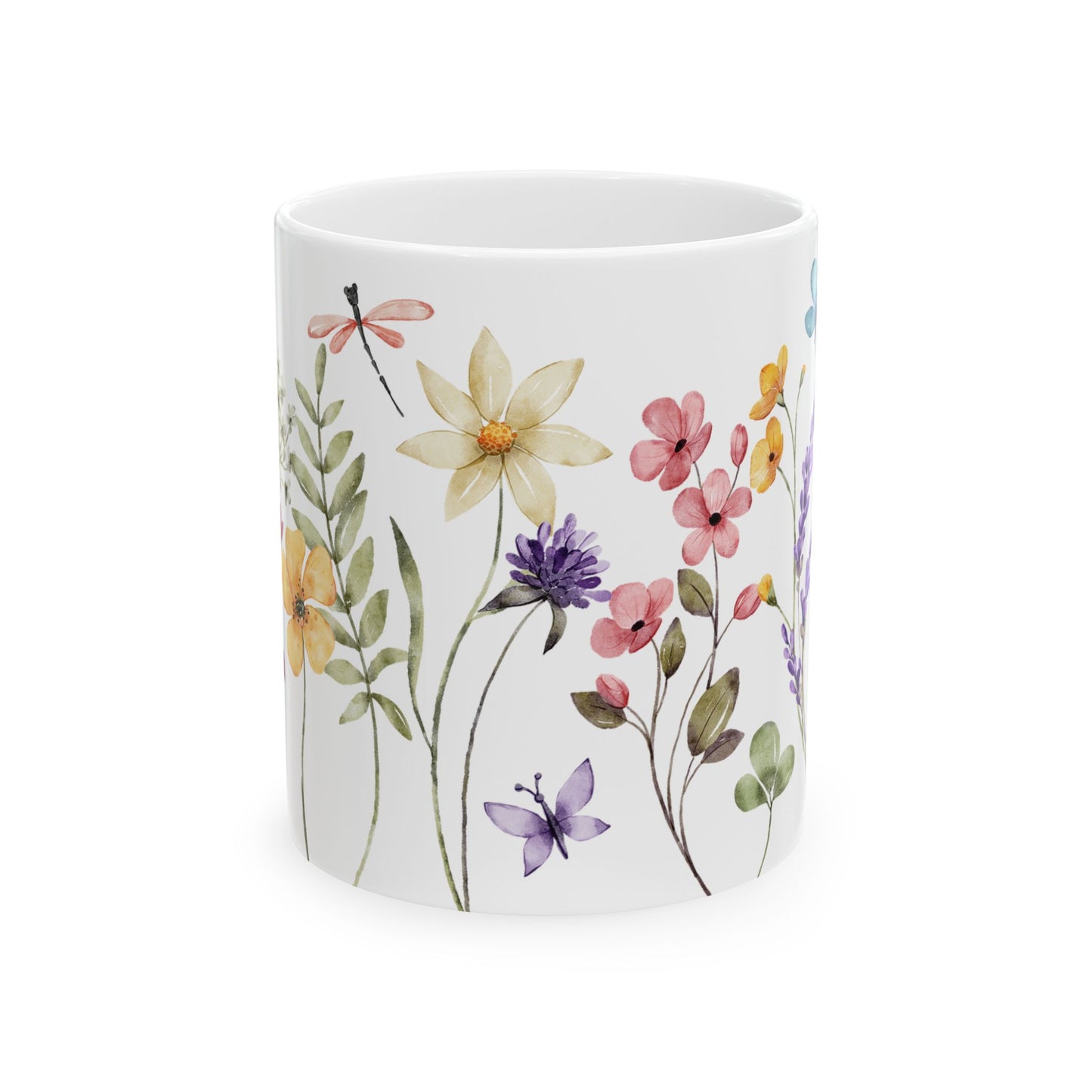 Copy of Floral Ceramic Mug | Coffee Cup with Wildflower Design, Ideal Gift for Flower Lovers, Mother's Day, Birthday, Home Decor, Tea Lover