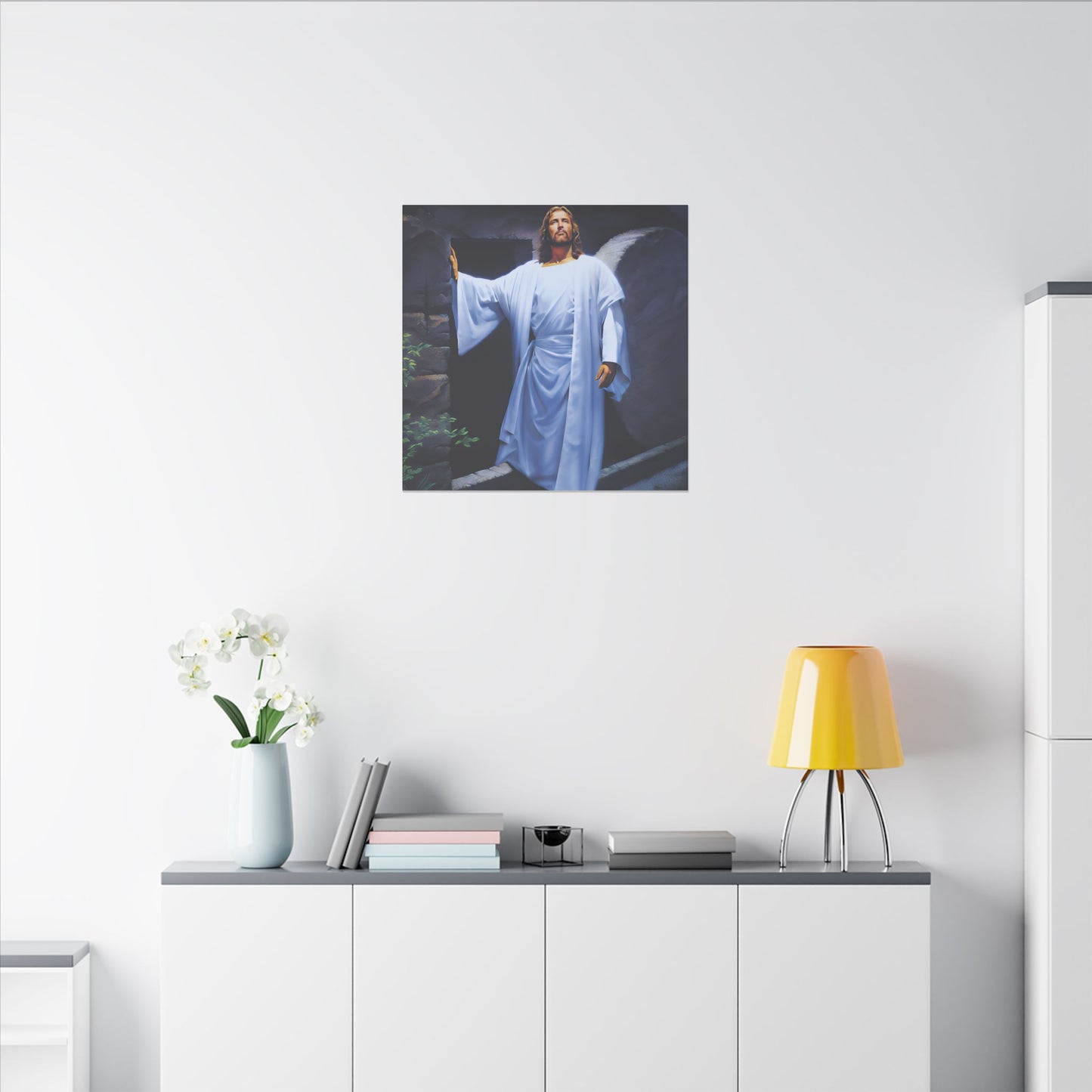 Canvas Art, Religious Home Decor, Christian Gift for Easter, Inspirational Wall Print, Spiritual Matte