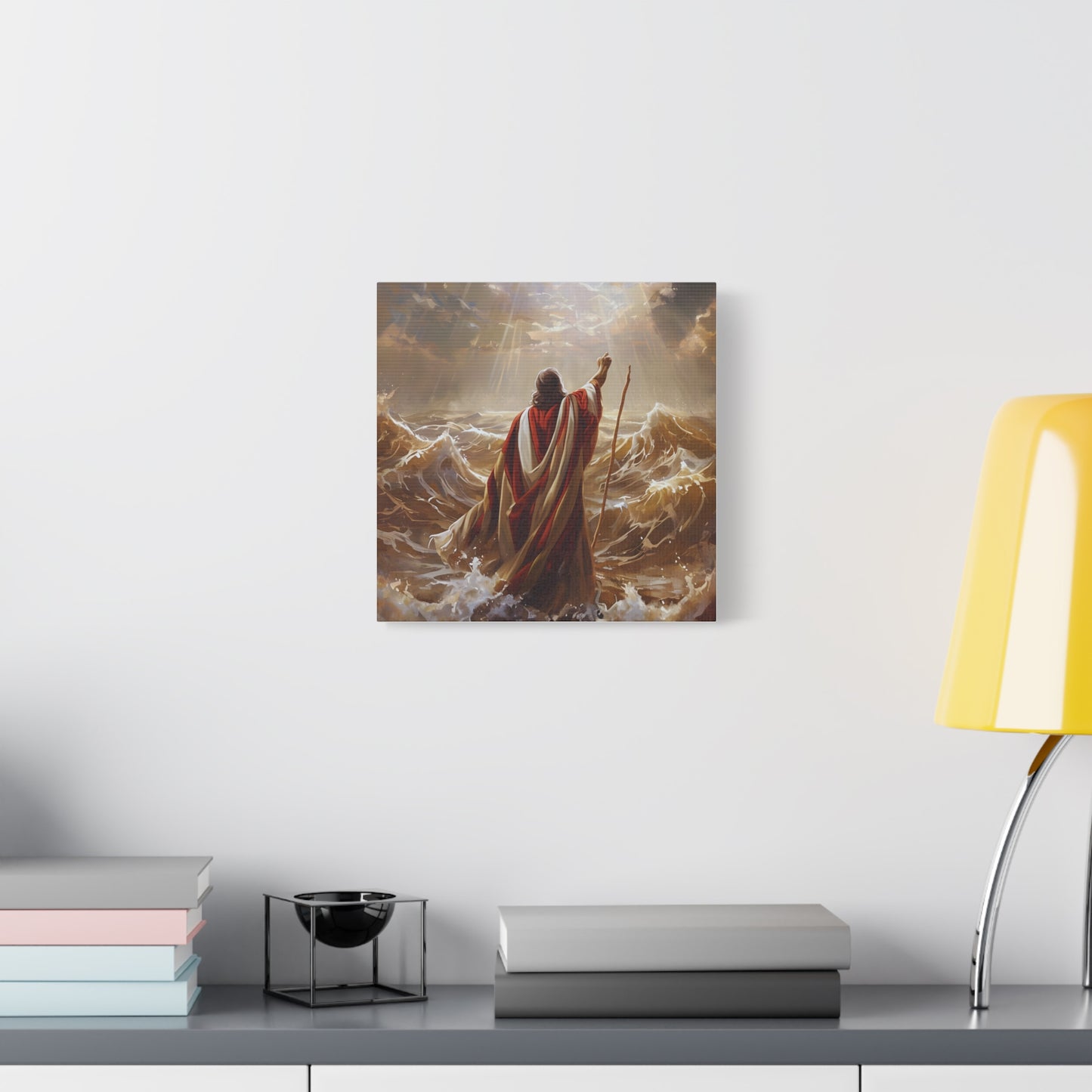 Christian  Art, Inspirational Religious Decor for Living Room, Office, Believers Gift, Spiritual Wall Decoration, Matte