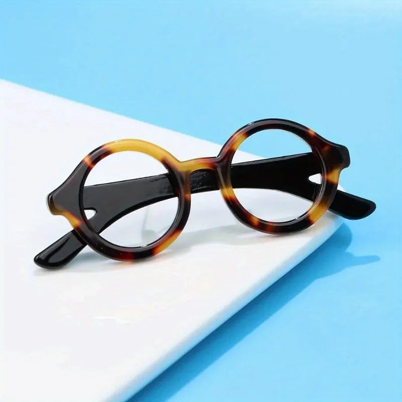 Fashion Acrylic Glasses Sunglasses Brooches Niche Personality Clothing Accessories Eye Styling Pins for Men and Women