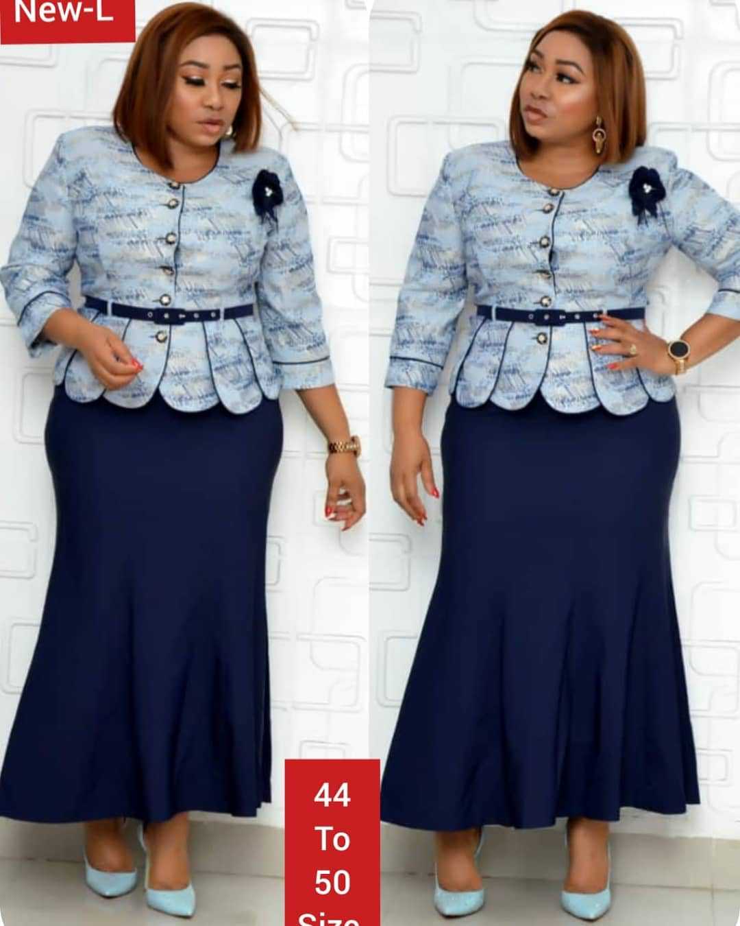 Two Piece Set for Women Dashiki Long Maxi Dress Skirt Sets