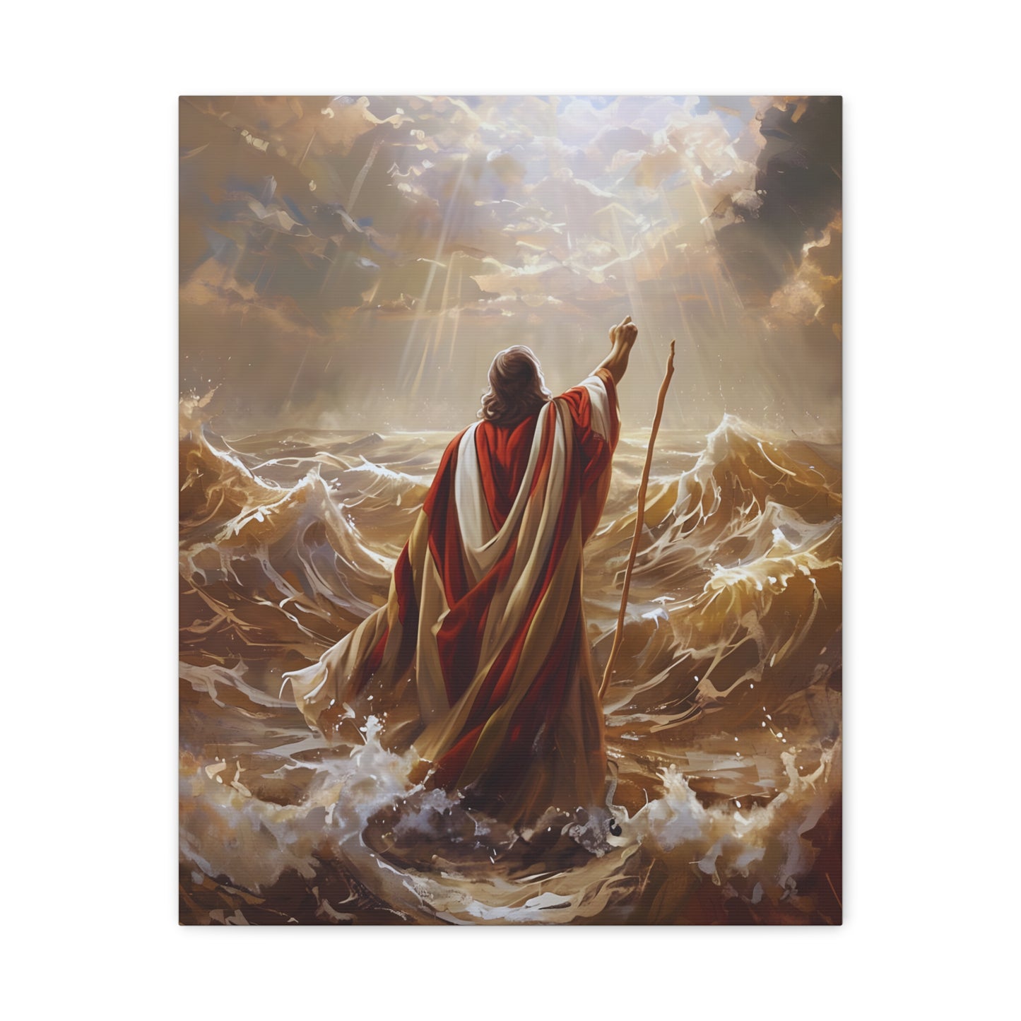 Christian  Art, Inspirational Religious Decor for Living Room, Office, Believers Gift, Spiritual Wall Decoration, Matte