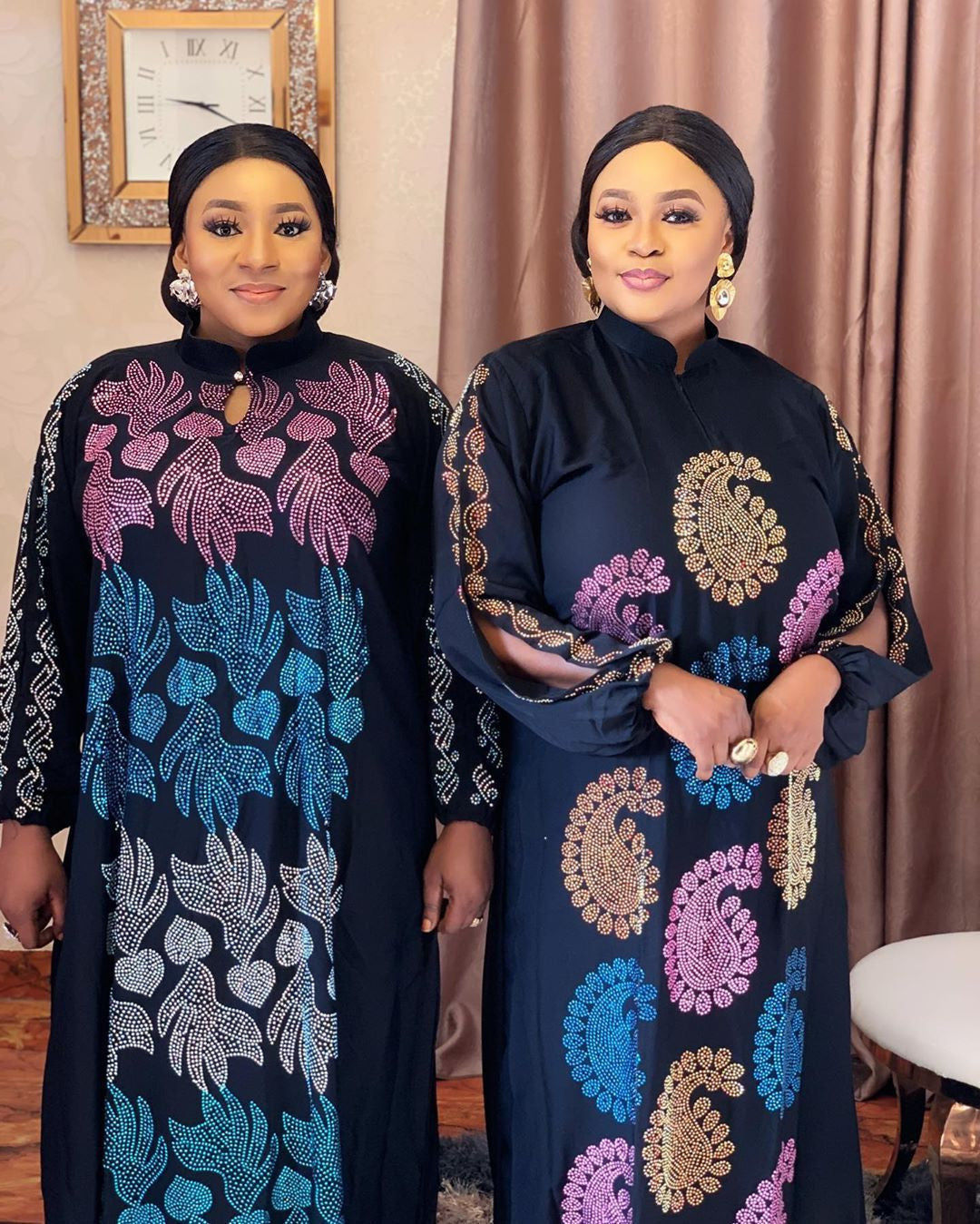 African Mom Plus Size Dress Stretch Color