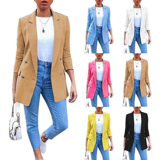 Lapel Cardigan Suit Jacket