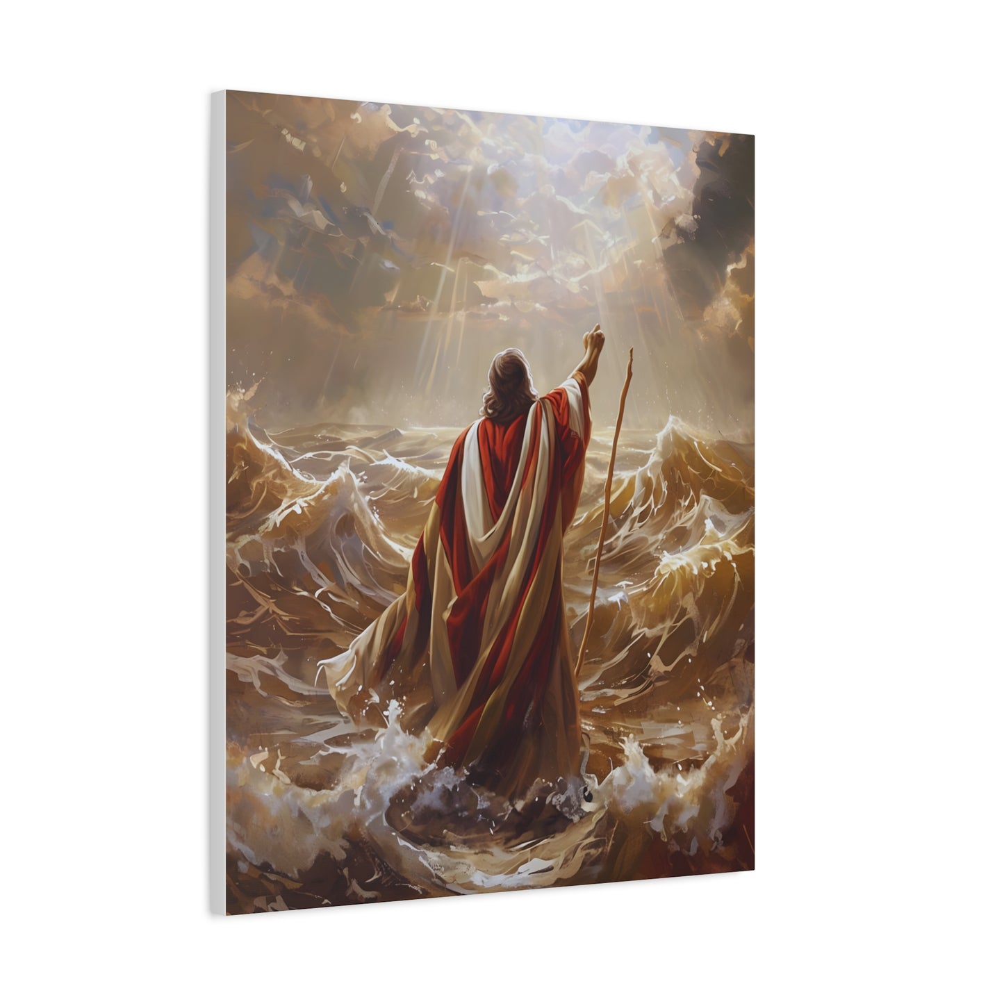 Christian  Art, Inspirational Religious Decor for Living Room, Office, Believers Gift, Spiritual Wall Decoration, Matte