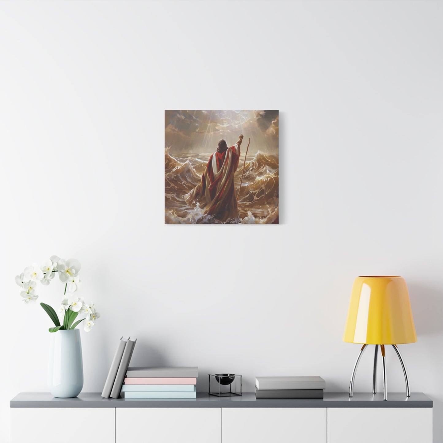 Christian  Art, Inspirational Religious Decor for Living Room, Office, Believers Gift, Spiritual Wall Decoration, Matte