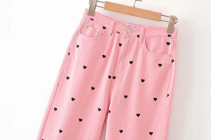 Casual Daisy print jeans