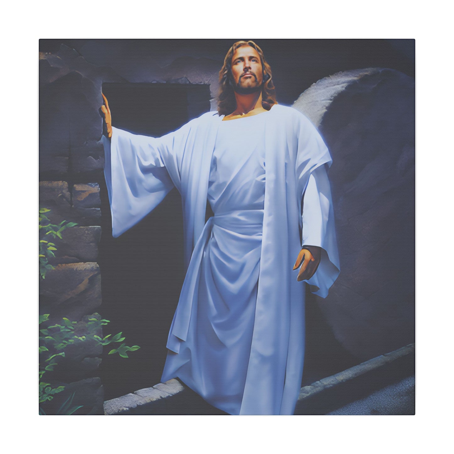 Canvas Art, Religious Home Decor, Christian Gift for Easter, Inspirational Wall Print, Spiritual Matte