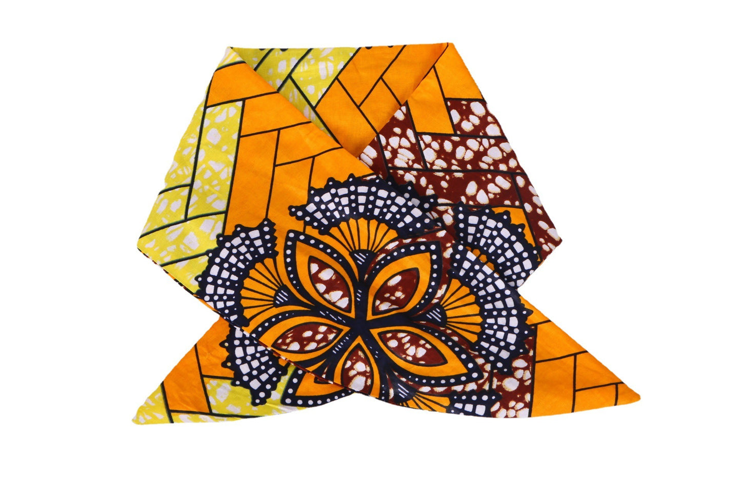 European And American Women's Batik Cloth Hair Band Ankara Fabric Hair Ring