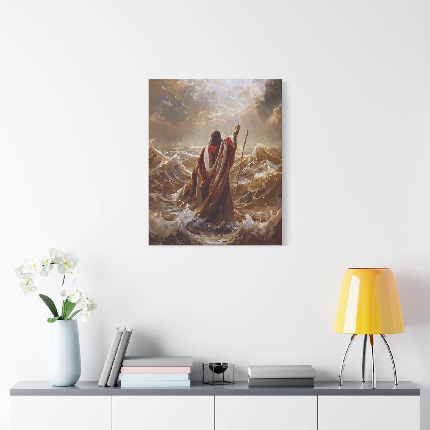 Christian  Art, Inspirational Religious Decor for Living Room, Office, Believers Gift, Spiritual Wall Decoration, Matte