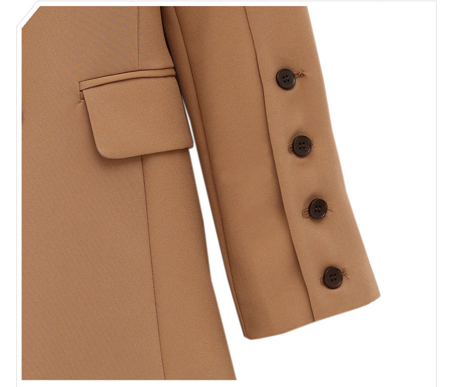 Suit jacket wild loose mid-length women's suit