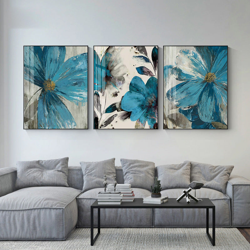 Simple Abstract Canvas  Oil Painting Plant Flowers