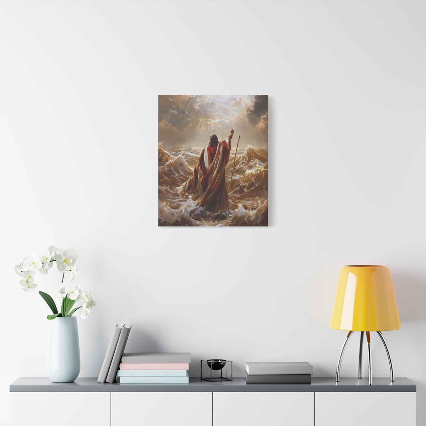 Christian  Art, Inspirational Religious Decor for Living Room, Office, Believers Gift, Spiritual Wall Decoration, Matte