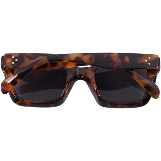AB72-Square Small Retro Sunglasses Women Designer Sun Glasses 90S Ladies Rivet Clear Shades Eyeglasses Uv400(Amber)