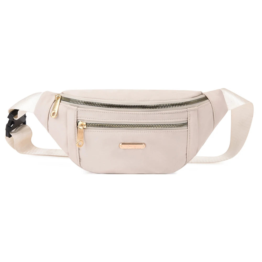 New Women Waist Bag Fanny Pack Zipper Oxford Chest Bags Female Money Pouch Travel Shoulder Purse Belly Pocket Hip Bum Portable