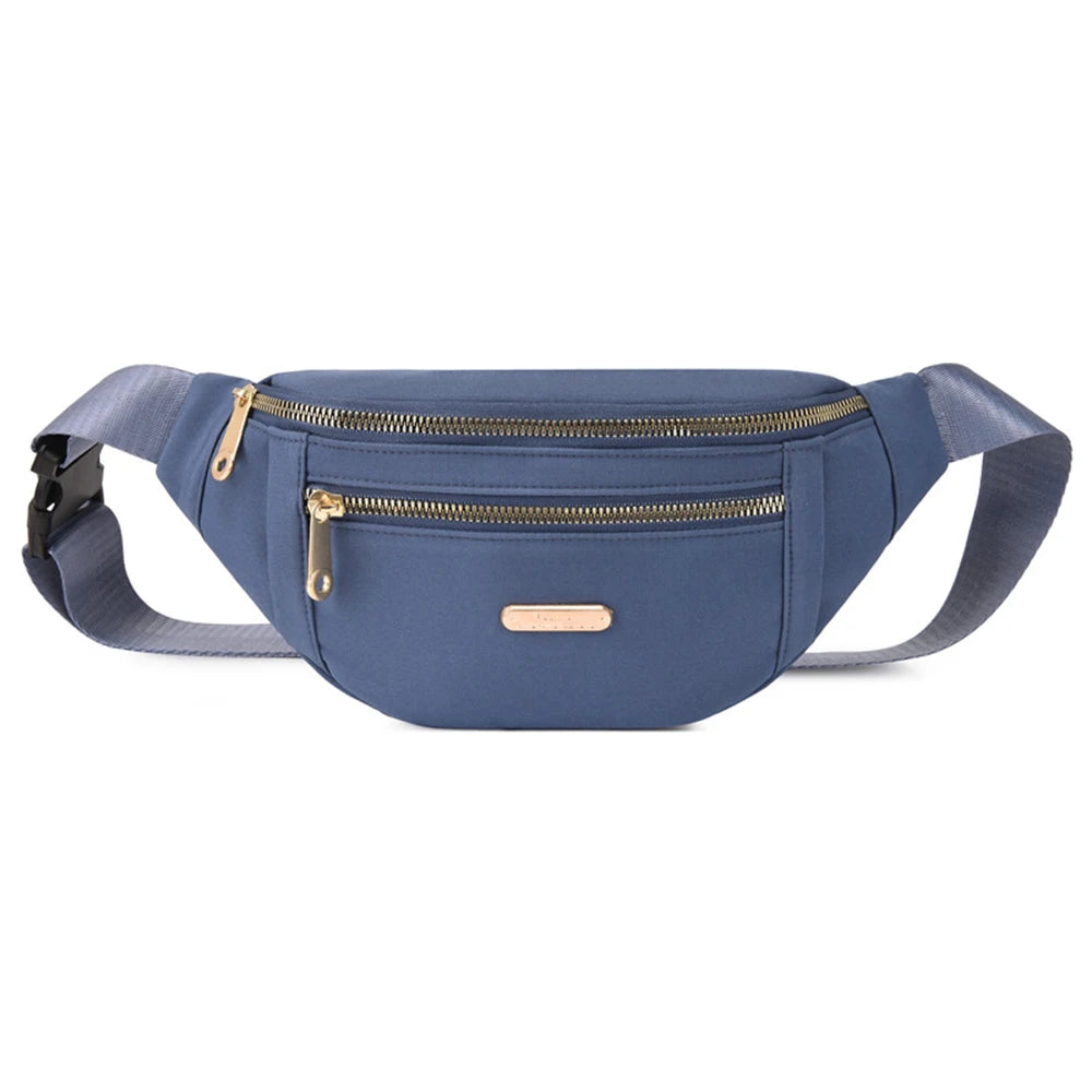 New Women Waist Bag Fanny Pack Zipper Oxford Chest Bags Female Money Pouch Travel Shoulder Purse Belly Pocket Hip Bum Portable