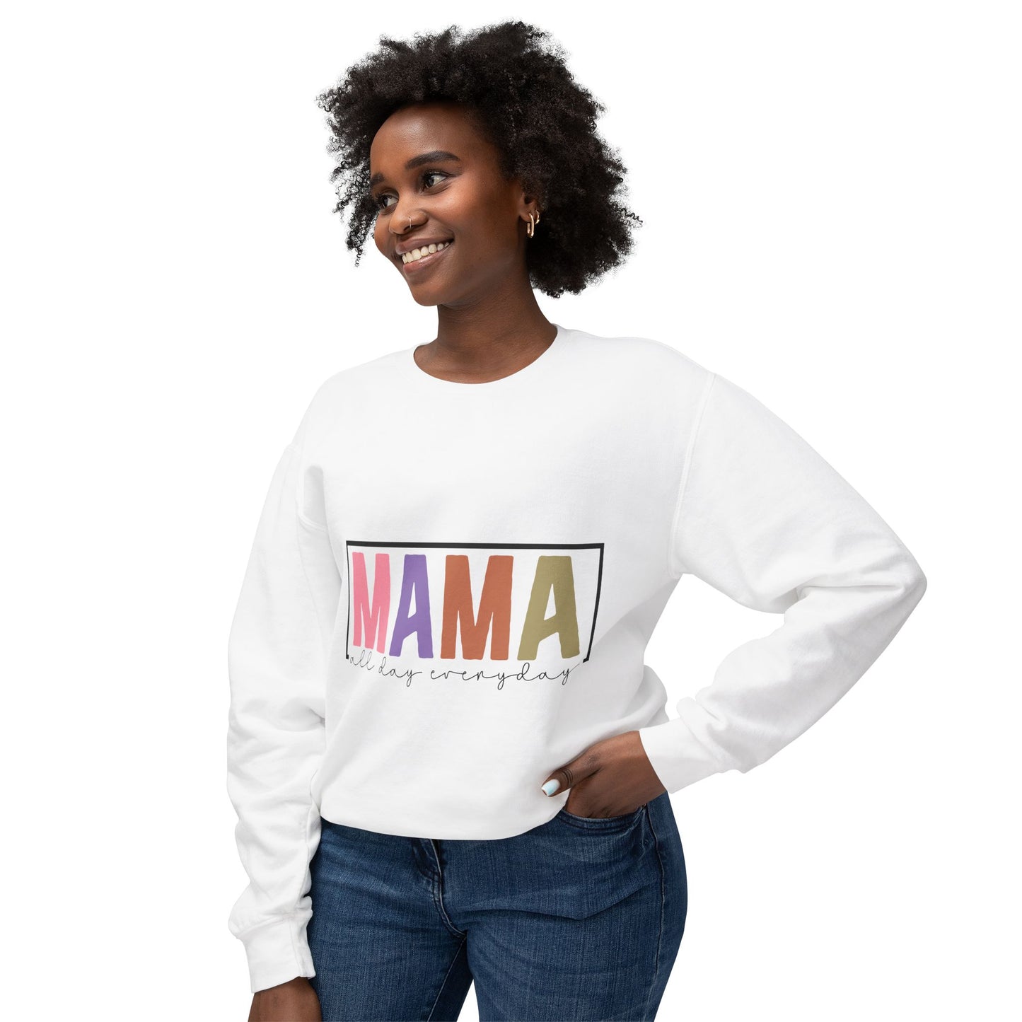Mama All Day Everyday Crewneck Sweatshirt