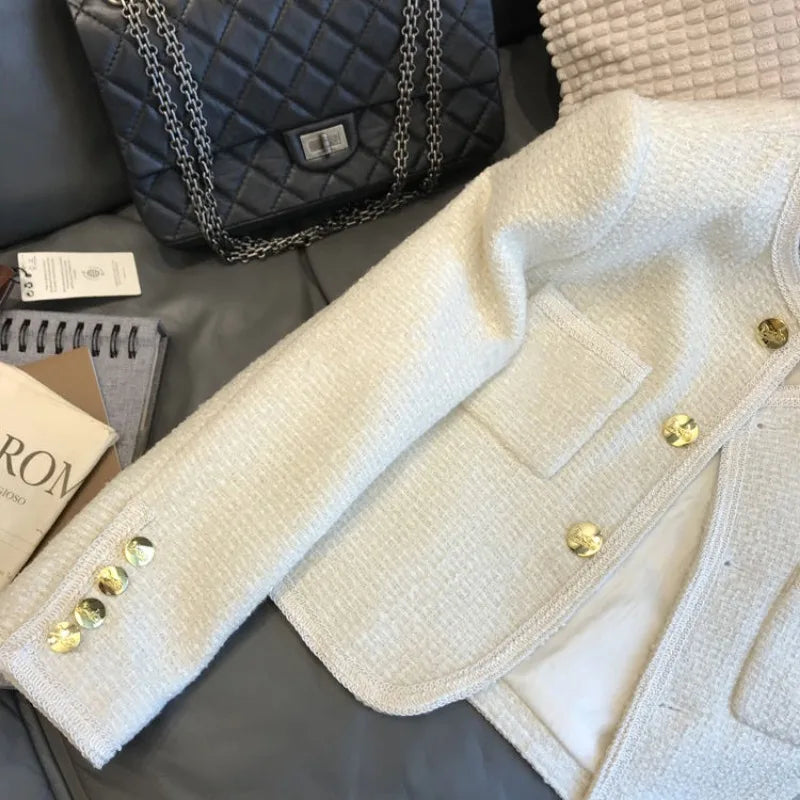 Women Autumn Winter Simplicity Loose Solid Color O-neck Long Sleeve Coat Women Clothes Fashion Office Lady All-match Trend Tops