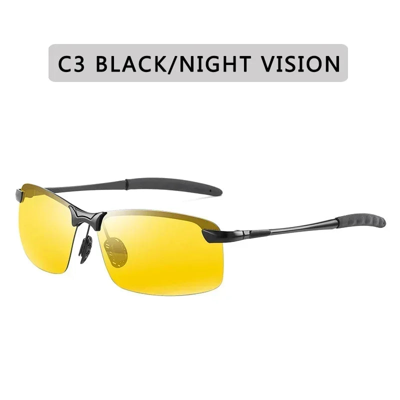 Color Changing Polarized Men wemen Night Vision Photochrom Outdoor Riding Day And Night Driving fishing Sunglasses