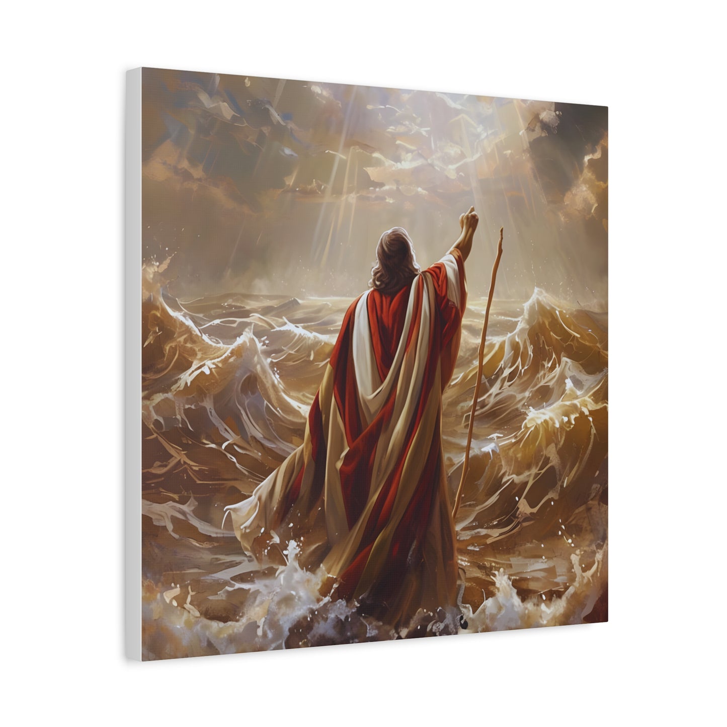 Christian  Art, Inspirational Religious Decor for Living Room, Office, Believers Gift, Spiritual Wall Decoration, Matte