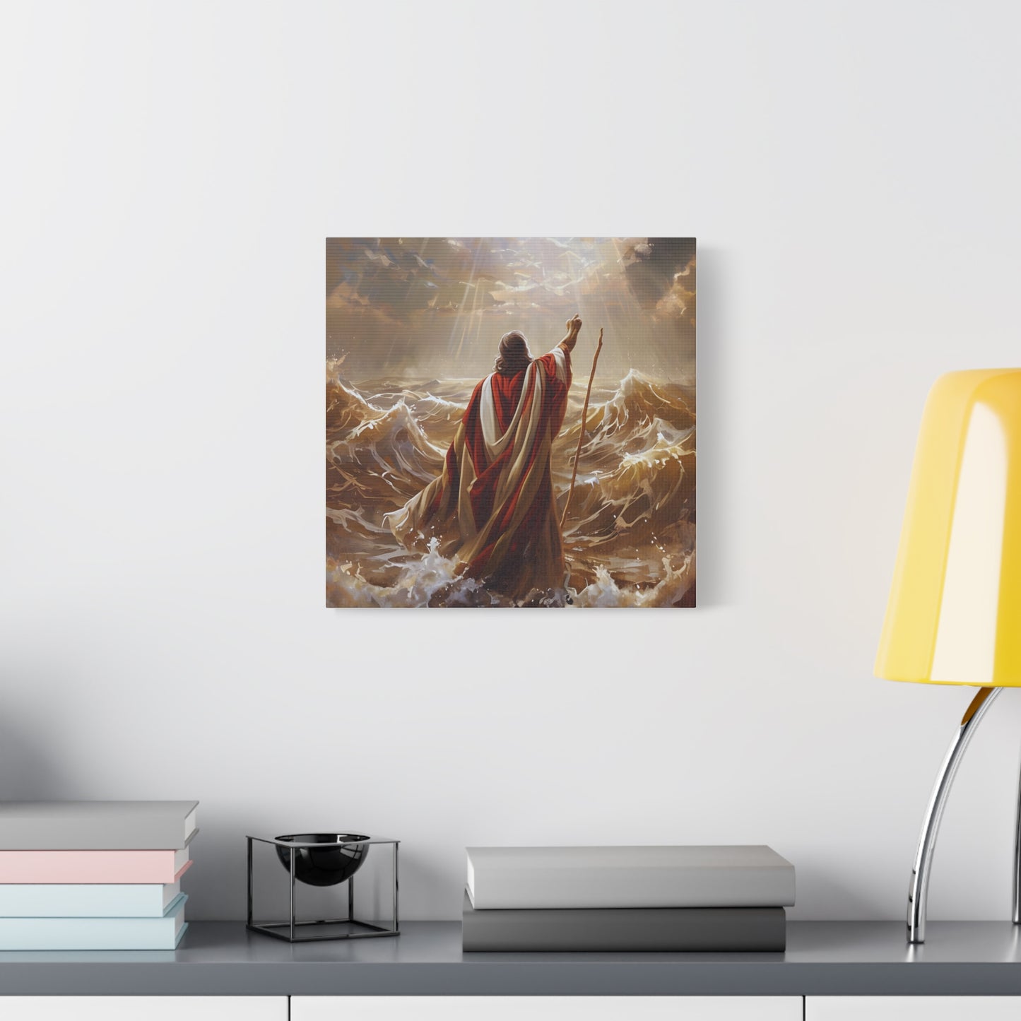 Christian  Art, Inspirational Religious Decor for Living Room, Office, Believers Gift, Spiritual Wall Decoration, Matte