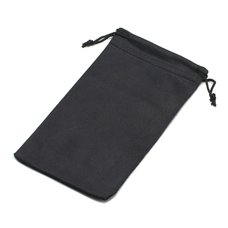 Leather Glasses Case Soft Bag Fashionable Sunglasses Single Buckle Mirror Box Sunglasses Case    Factory Postage Compensation Pr
