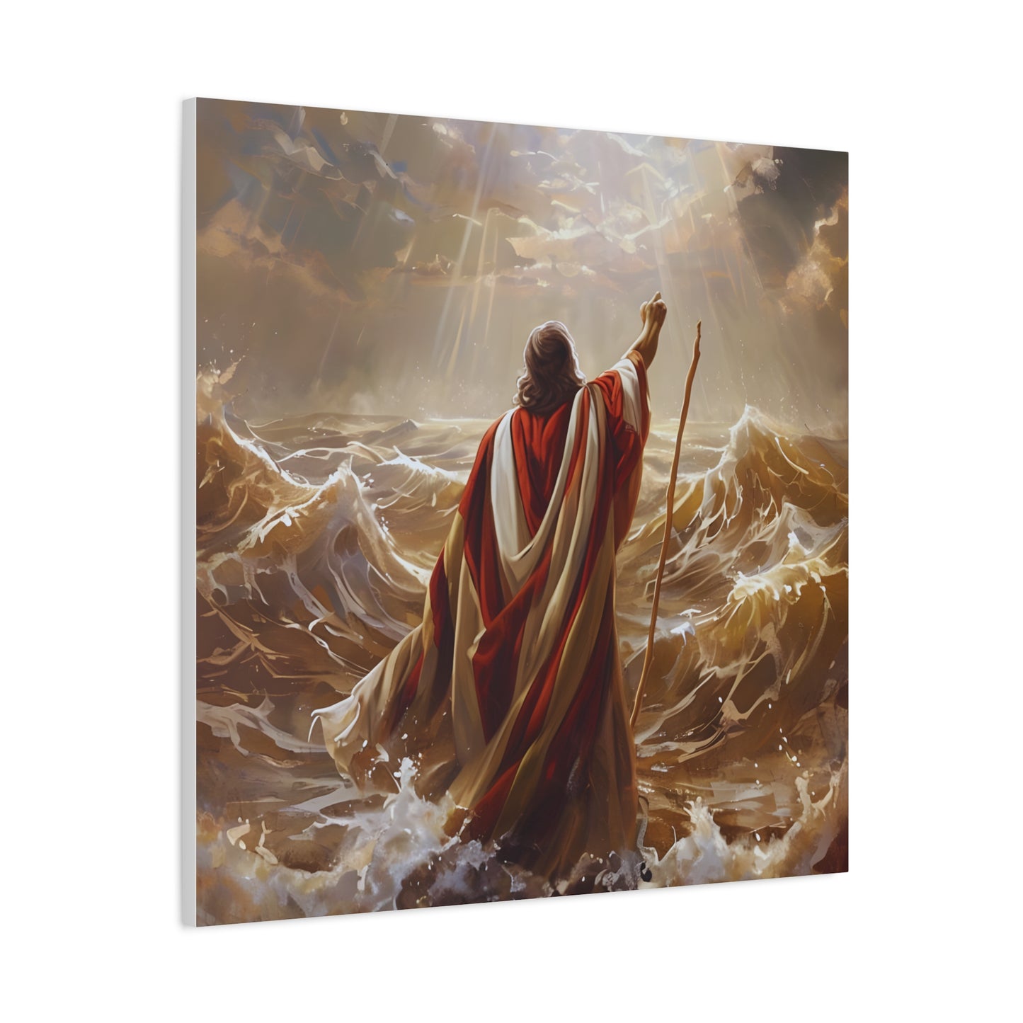 Christian  Art, Inspirational Religious Decor for Living Room, Office, Believers Gift, Spiritual Wall Decoration, Matte