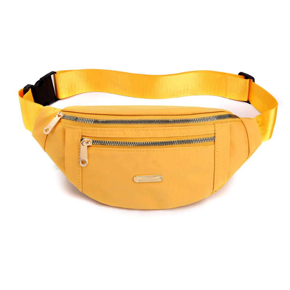 New Women Waist Bag Fanny Pack Zipper Oxford Chest Bags Female Money Pouch Travel Shoulder Purse Belly Pocket Hip Bum Portable