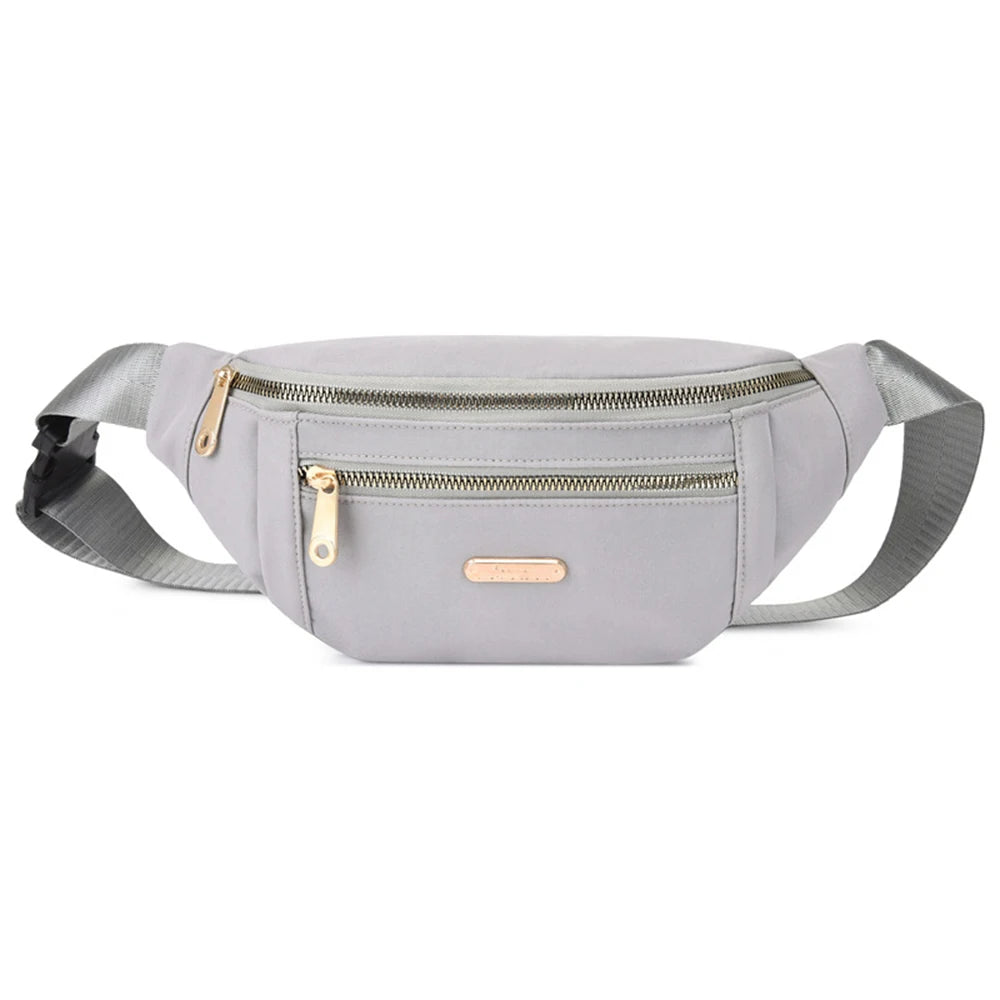 New Women Waist Bag Fanny Pack Zipper Oxford Chest Bags Female Money Pouch Travel Shoulder Purse Belly Pocket Hip Bum Portable