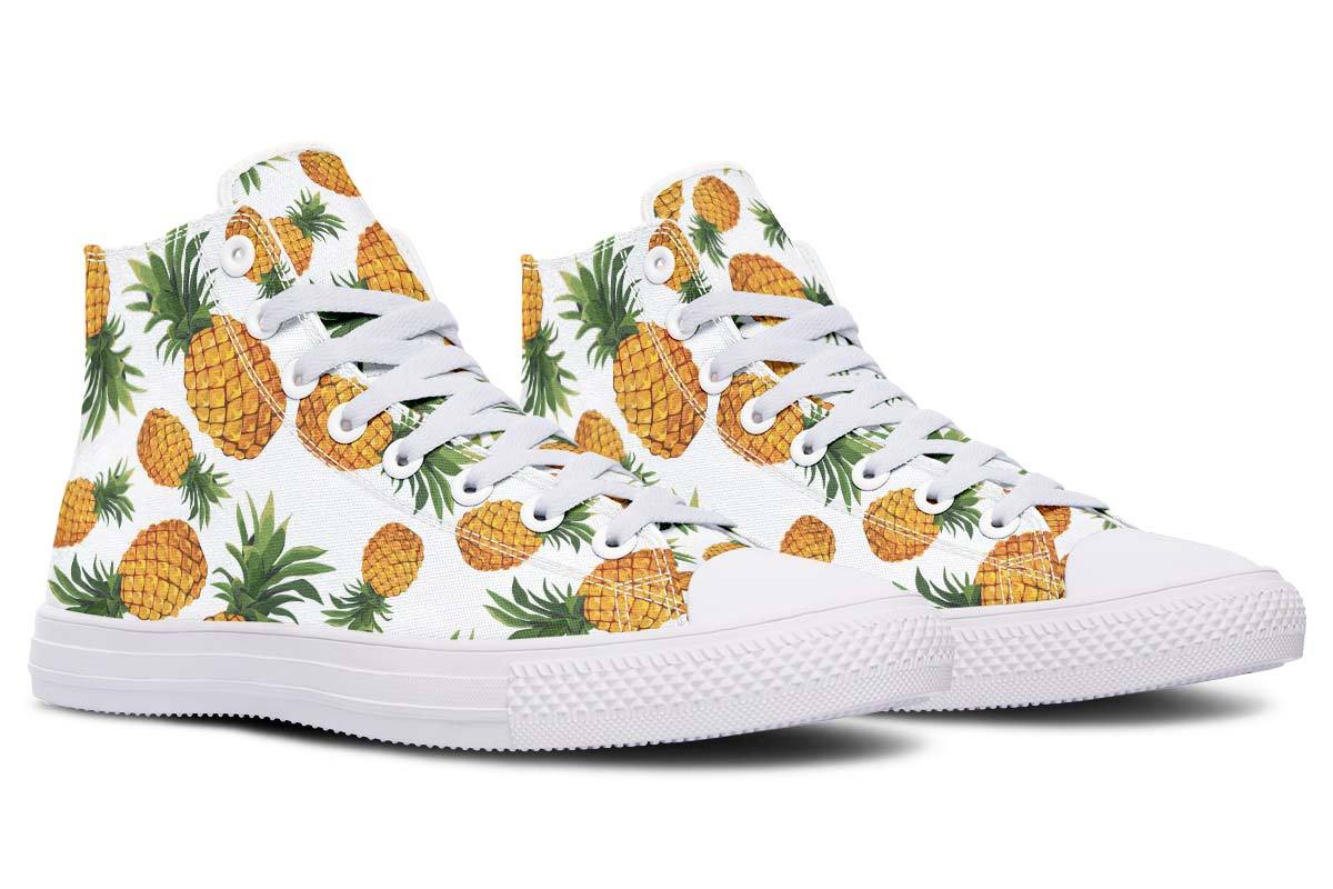 Men's And Women's Fashion Color Printing High-top Canvas Shoes