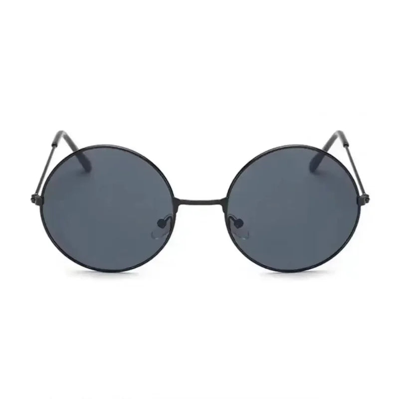 Anime Spell Battle Back Five WuCOSGlasses Black round Frame Vintage Sunglasses Comic showCOSPLAYProp Eye