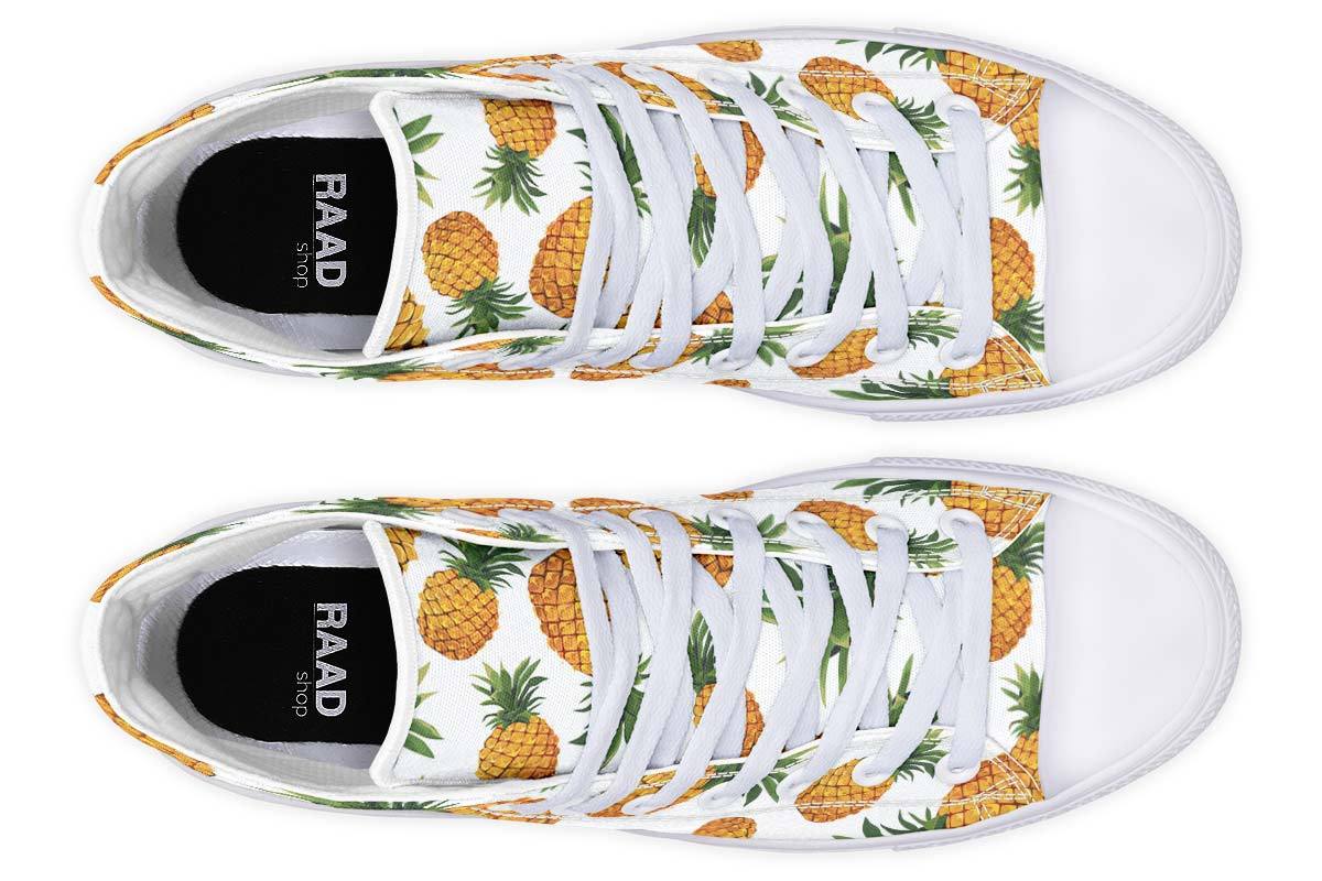 Men's And Women's Fashion Color Printing High-top Canvas Shoes