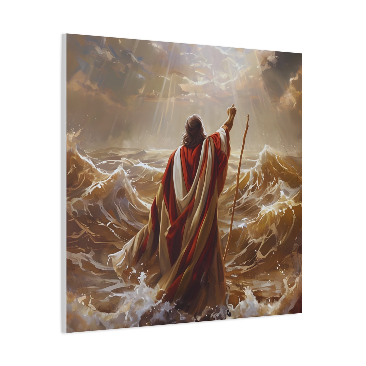 Christian  Art, Inspirational Religious Decor for Living Room, Office, Believers Gift, Spiritual Wall Decoration, Matte