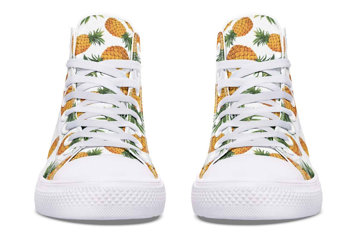 Men's And Women's Fashion Color Printing High-top Canvas Shoes