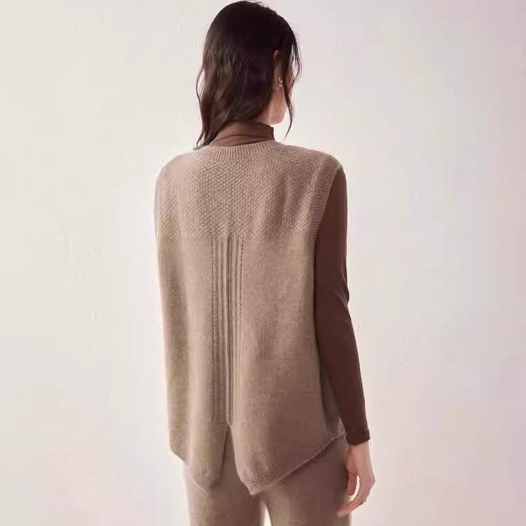 Women's Fashion Personalized Wool Knitted Vest