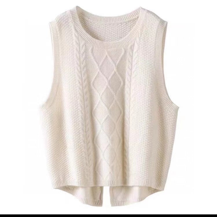Women's Fashion Personalized Wool Knitted Vest