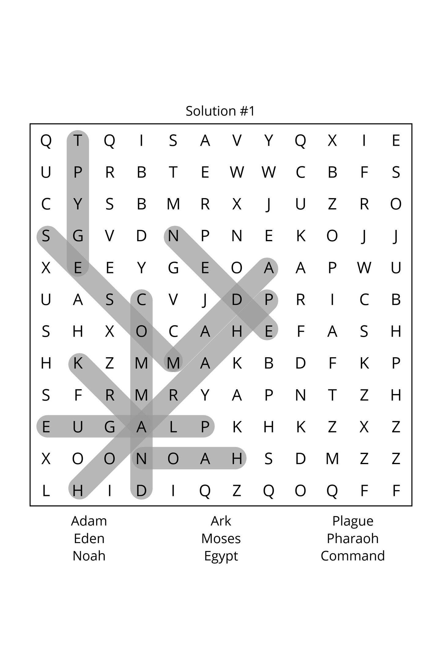 Bible Word Search: 55 Easy to Read Puzzles and Solutions - 6 x 9 size with 111 pages Paperback Book. Bible Brain Teasers